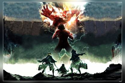 Attack On Titan Anime Tv Series Matte Finish Poster Paper Print