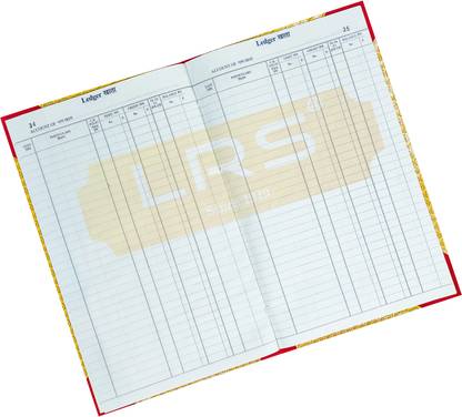 LRS Ledger Register 200 Pages - Pack of 1 - 32*20 cm 1-Part Ledger Register