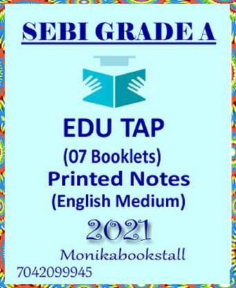 SEBI Grade A-Edu Tap-Printed Notes 2021-English Medium