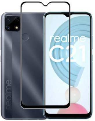 kalpit9 Edge To Edge Tempered Glass for REALME C21, C21Y, C21T