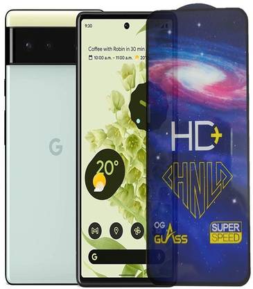 S-Hardline Edge To Edge Tempered Glass for Google Pixel 6, [Bubble Free Installation, Scratch Free,]