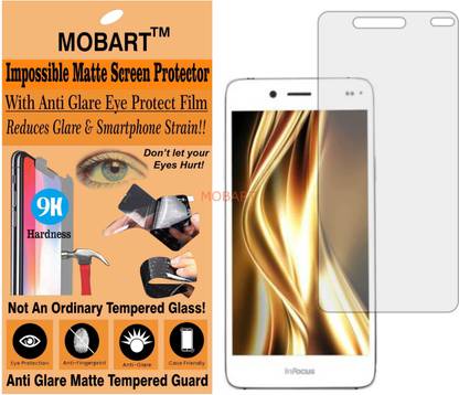 MOBART Tempered Glass Guard for INFOCUS M535 PLUS (Matte Finish)