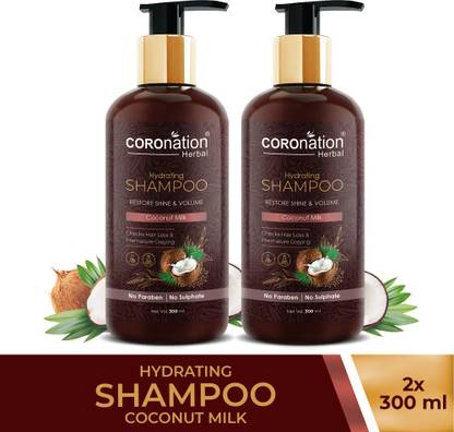 COROnation Herbal Coconut Milk Shampoo - Pack of 2