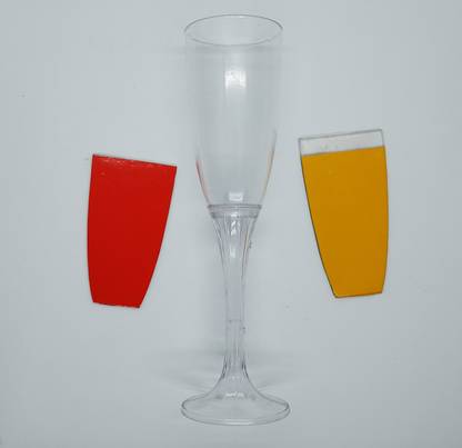 A SARKAR MAGIC WORLD COLOR FUSION GLASS MAGIC / COLOR CHANGING DRINK MAGIC GLASS 1 Magic Tricks