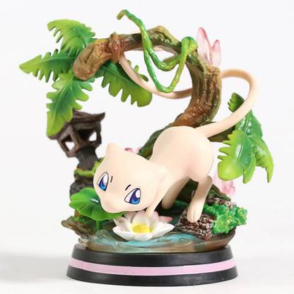kawaii kart Pokemon Mew Action Figure | Pokemon Toy Doll Statue Merchandise for Anime Lovers