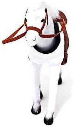 QBIC Nodding Head Horse with the saddle / Brushable mane and tail Horse / Horse Toy