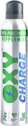 Oxycharge All-Natural Oxygen For Health, Wellness And Recovery - Peppermint - Pack Of 1 Portable Oxygen Can
