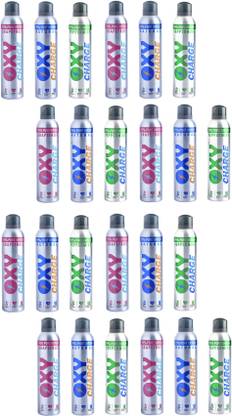 Oxycharge All-Natural Oxygen For Health, Wellness And Recovery - Combo - Pack Of 24 Portable Oxygen Can