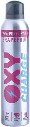 Oxycharge All-Natural Oxygen For Health, Wellness And Recovery - Grape Fruit - Pack Of 1 Portable Oxygen Can