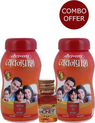 Baidyanath Chyawanprash Special 500gm pack of 2 With 50gm Honey For Immunity Booster