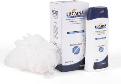 Lucaina Neutral PH Original Bodywash - Extra Gentle Cleanser-200 ml With LOOFAH