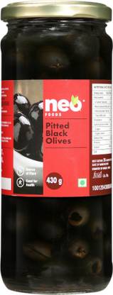 neo Pitted Black Olives I 100% Vegan I Non-GMO I Olives