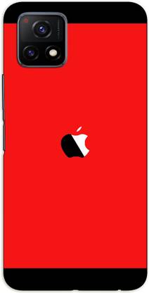 iprinto Back Cover for Vivo Y72 5G Apple Iphone Red Back Cover
