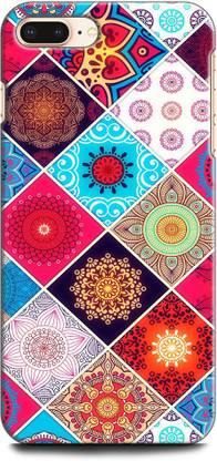 KEYCENT Back Cover for APPLE iPhone 8 Plus PINK, RED, COLORS, MANDALA, ABSTRACT ART, DESIGNS