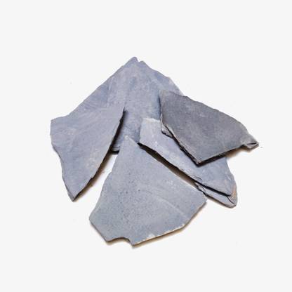 verma & company Black shale stone pure & fine slate pencil Fine & pure quality, white shale stone, pack of 1 KG Stone