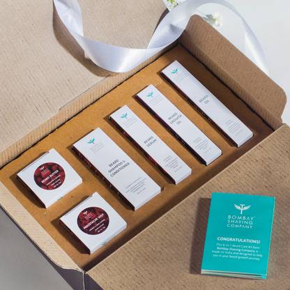 BOMBAY SHAVING COMPANY 6-in-1 Complete Beard Care Kit for Men