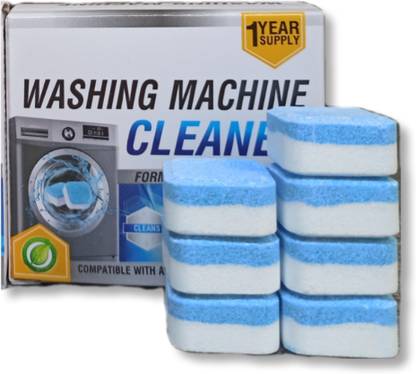 MODERNINNOVATOR Washing Machine Cleaner Tablet Front Top Load Descaling Drum Stain Remover 15 Dishwash Bar