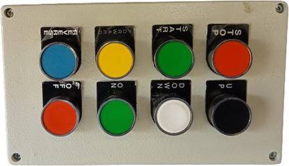 MILLBORN Control Station 8 Way Push Button Switch Box 32 A Motion Sensor Electrical Switch