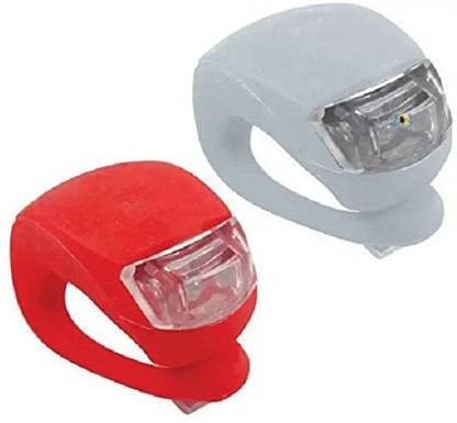 Cyclic Bicycle Waterproof LED Blinker Light Front Rear Cycle Combo Light (White, Red) LED Front Rear Light Combo