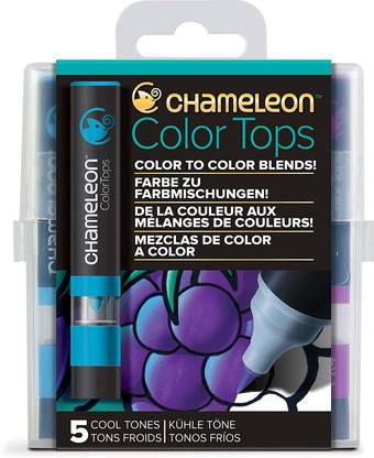 Chameleon Color Tops - 5 Pack Cool Tones