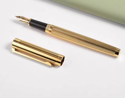 Levin jinhao 155 Gold fountain pen fine nib (gold body ) Fountain Pen