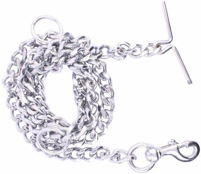 Quickato 850g Dog Chain 152cm Approx. for Under 80kg Big Breeds 152 cm Dog Chain Leash 150 cm Dog Chain Leash
