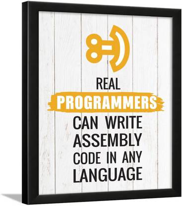 Coding Quotes Frames - Engineering Quotes Wall Frames - Quotes Wall Frames Coding - Programming Quotes Posters Paper Print