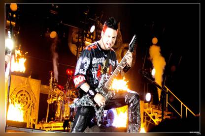 Five Finger Death Punch Fdp Heavy Metal Band Ivan L. Moody Zoltan Bathory Chris Kael Jason Hook Matte Finish Poster Paper Print