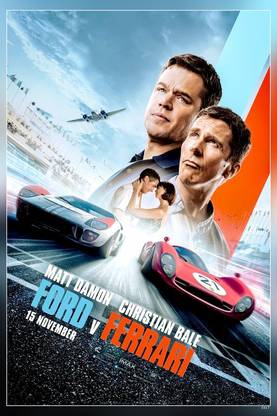 Ford Vs Ferrari Movie Matte Finish Poster Paper Print