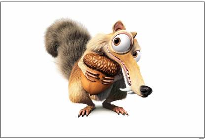 Scrat Ice Age Matte Finish Poster Paper Print