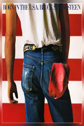 Bruce Springsteen - Born In The U.S.A. Rare Album Cover Matte Finish Poster Paper Print