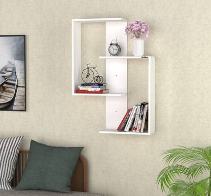ANIKAA Particle Board Wall Shelf