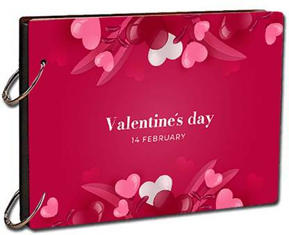 BPDESIGNSOLUTION Love Valentine day Gift Scrap Book Photo Album Size 8.5x6 inch 20 sheet Theme,  Scrapbook Kit
