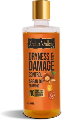 Indus Valley Dryness & Damage Control Argan Oil Shampoo - No parabens, no sles/sls