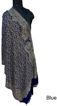 Bombayprint Wool Self Design Women Shawl