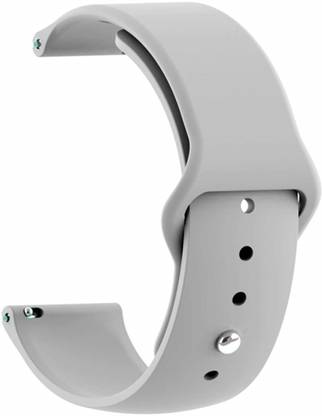 MOBISINGH MSH20SN2176GY 20MM Silicon Watch Belt Strap - CHECK MODEL LIST/DESCRIPTION/IMAGE Smart Watch Strap