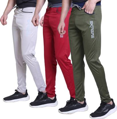 Solid Men Multicolor Track Pants