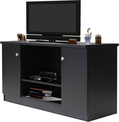 FURNY Crasstor Engineered Wood TV Entertainment Unit (Color - Wenge) Engineered Wood TV Entertainment Unit