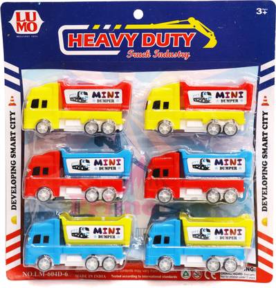 PRIMEFAIR Pull Back Along Dumper Truck Construction Vehicle Toy Toy for Kids