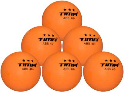TIMA Training Table 3 Star Tennis Balls ABS 40+mm Ping Pong Balls Table Tennis Ball