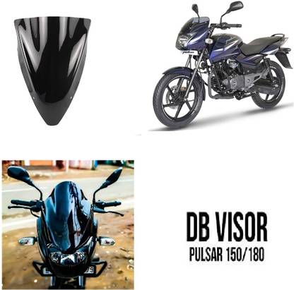 Wangsales Visor Glass Windscreen Only for Pulsar 150/180 Bike Windshield