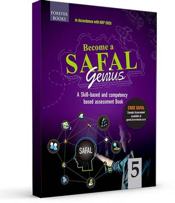 Forever Books Become a Safal Genius General Aptitude & Reasoning Book Based on Skill And Competency Assessment For Class 5