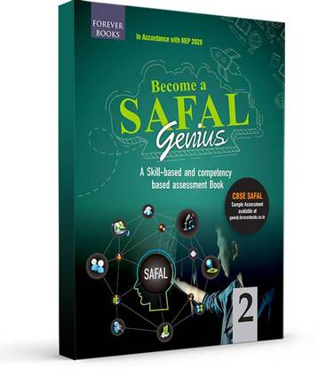 Forever Books Become a Safal Genius General Aptitude & Reasoning Book Based on Skill And Competency Assessment For Class 2