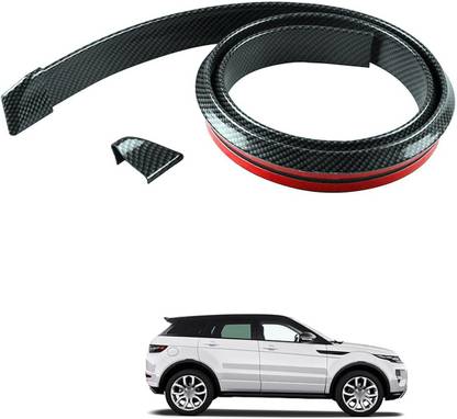 LAVITRA Carbon Finish Trimmable Car Spoiler Car with Dual Adhesive Tape Compatible Cars Car Spoiler
