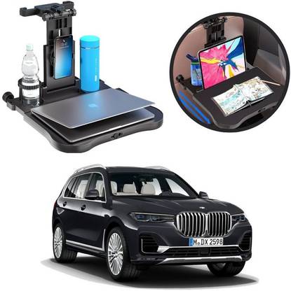 Oshotto Car Back Seat food Tray Table For BMW X7 Cup Holder Tray Table