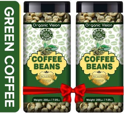 Organic Vision Green Coffee Beans for Weight Loss Management Fast Loss Instant Coffee
