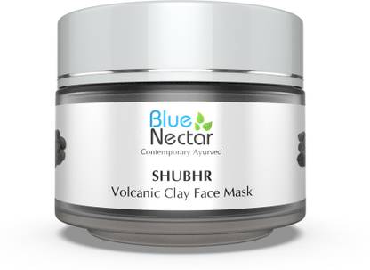Blue Nectar Shubhr Volcanic Clay Face Mask with Green Tea Deep Cleansing Face Pack