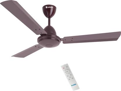 SINOX Premium HYBRID Dual Input (12v DC/230v AC) 1200 mm 3 Blade Ceiling Fan