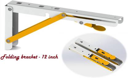 Work Elements 12 Inch collapsible, folding bracket for study table, work desk, laptop desk Work Station Tray