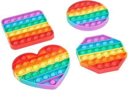 SWISS WONDER Pop It Fidget Toys,Push Pop Bubble Fidget Sensory Toy-KI-284
